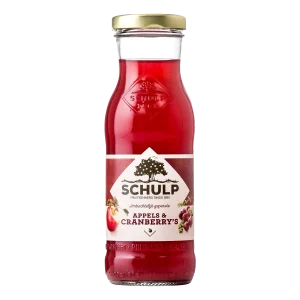 Schulp Appel en Cranberrysap